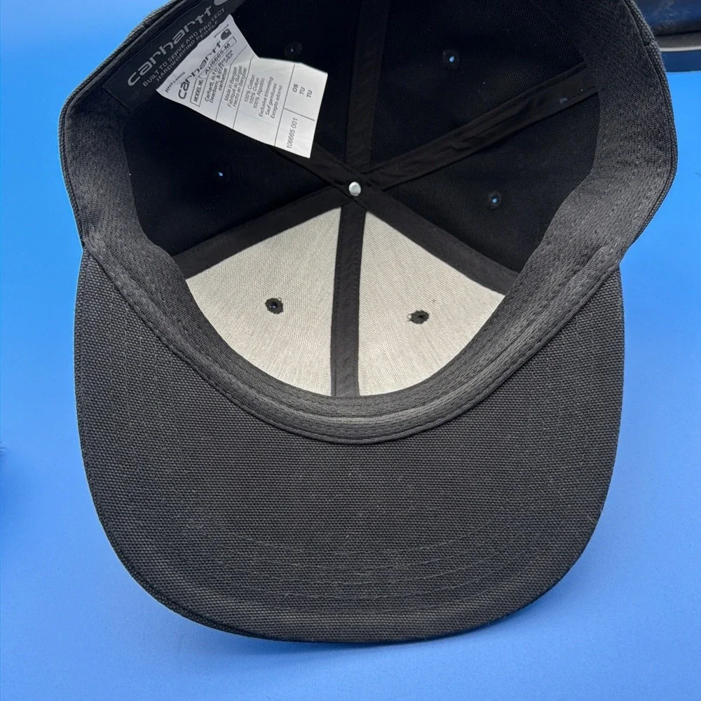 Carhartt Ashland Cap Adjustable Snapback Authentic Canvas Hat Flat Brim Fast Dry